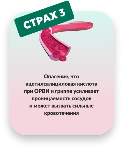 Страх 3: Опасения усиления проницаемости сосудов и кровотечений